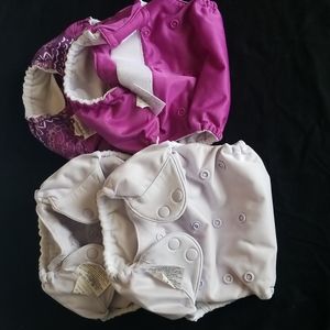 Four Bumgenius Cloth Diapers